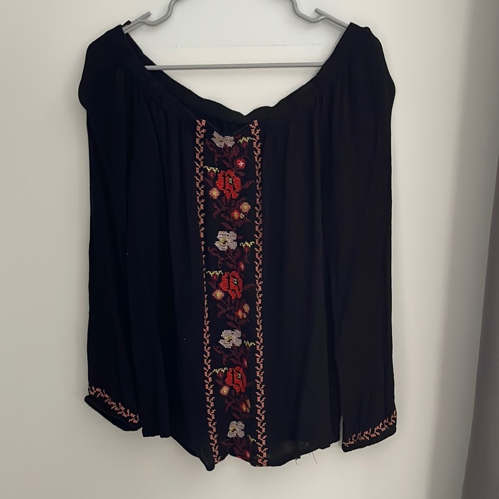 Off the shoulder blouse